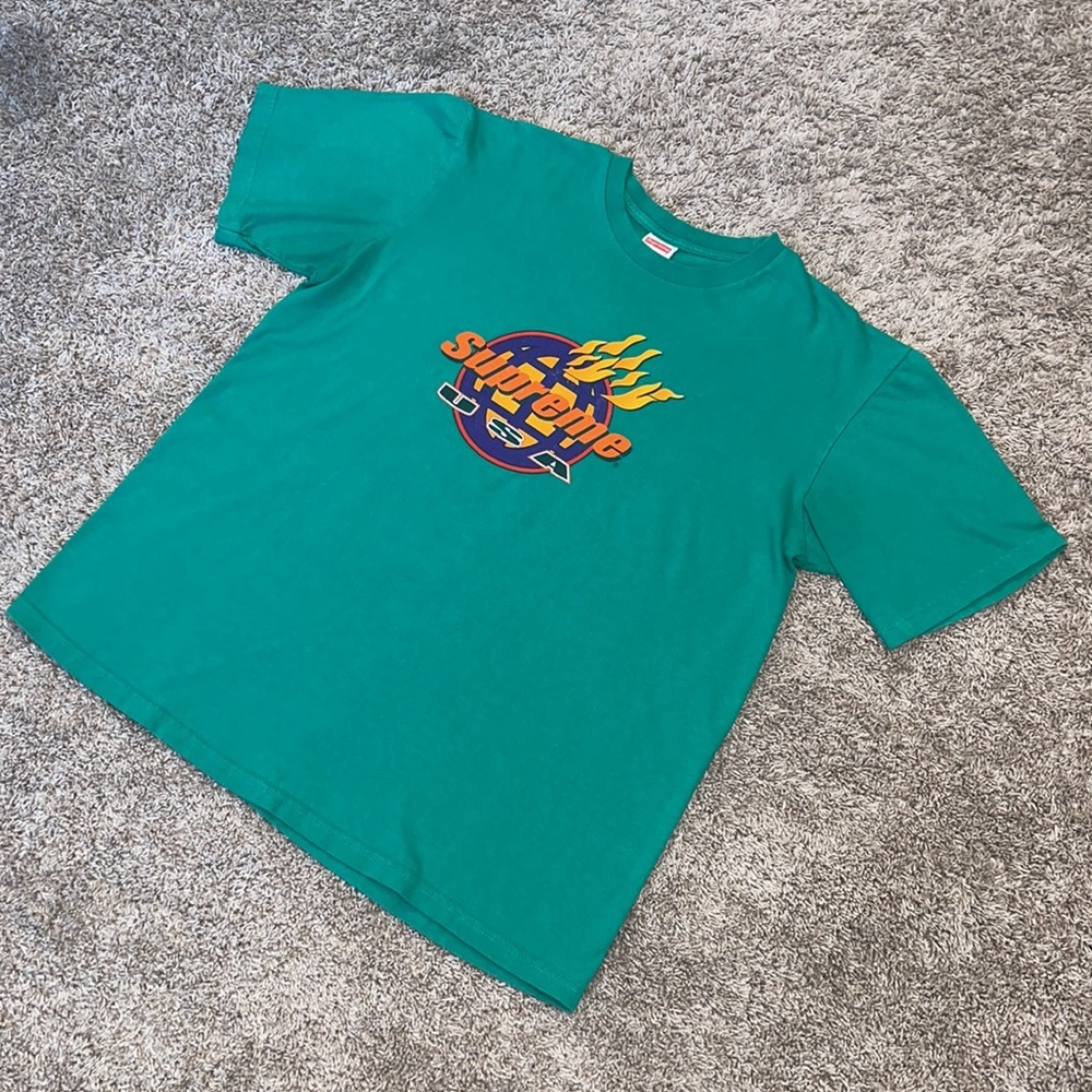 Supreme | Fire Tee 🔥🌎🇺🇸